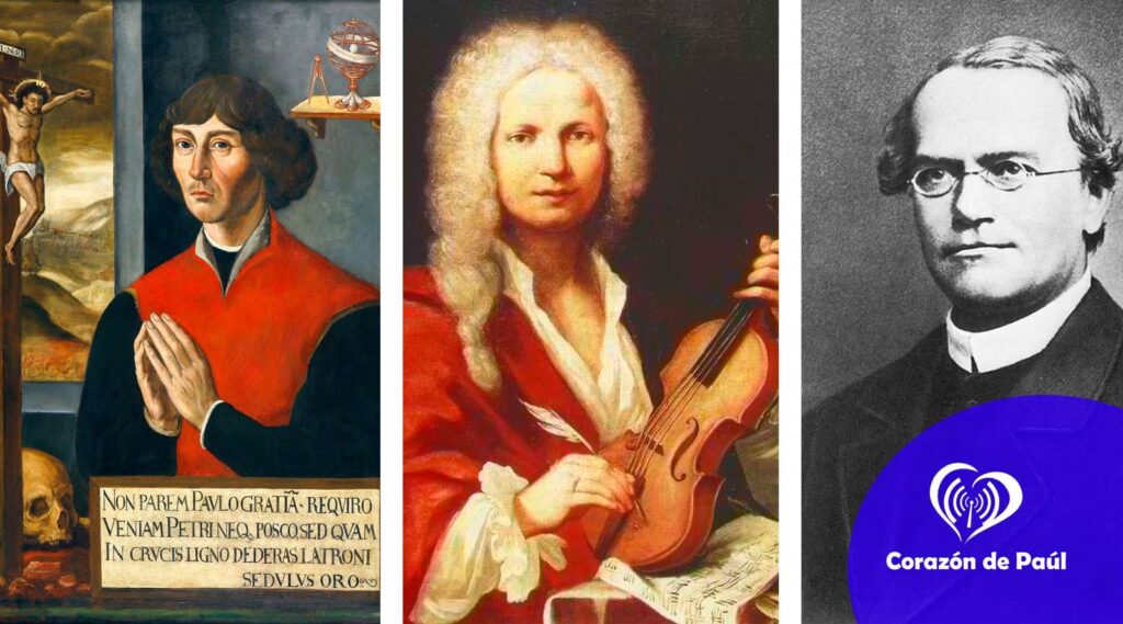 ¿Sabías que Copérnico, Vivaldi y Mendel eran sacerdotes católicos?