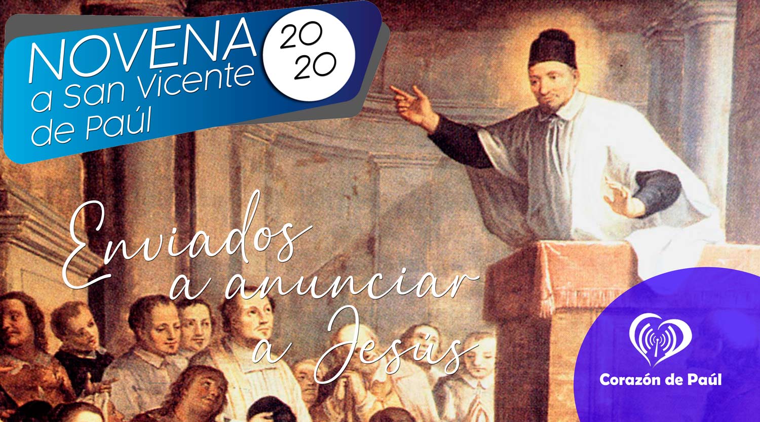 Novena San Vicente de Paúl 2020- Enviados a anunciar a Jesús.