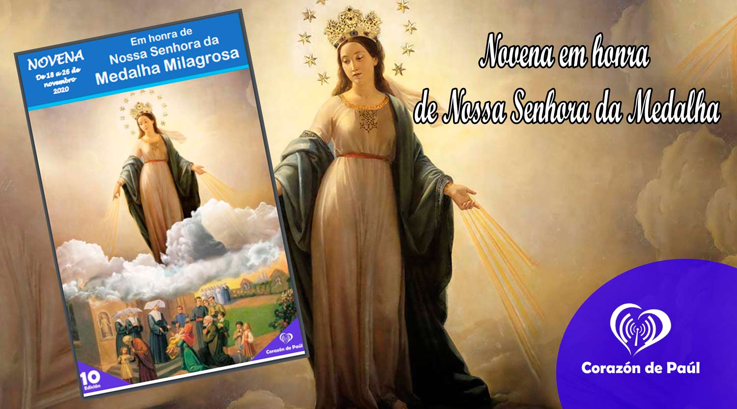 Novena em honra de Nossa Senhora da Medalha Milagrosa- Português