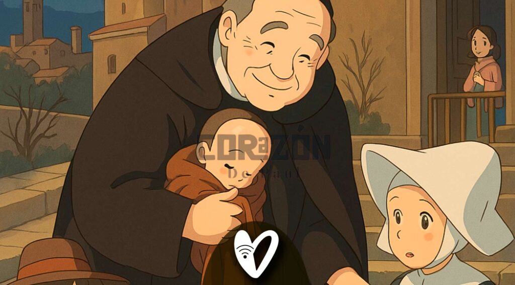 San Vicente de Paúl al Estilo Ghibli: Magia y Caridad en Imágenes