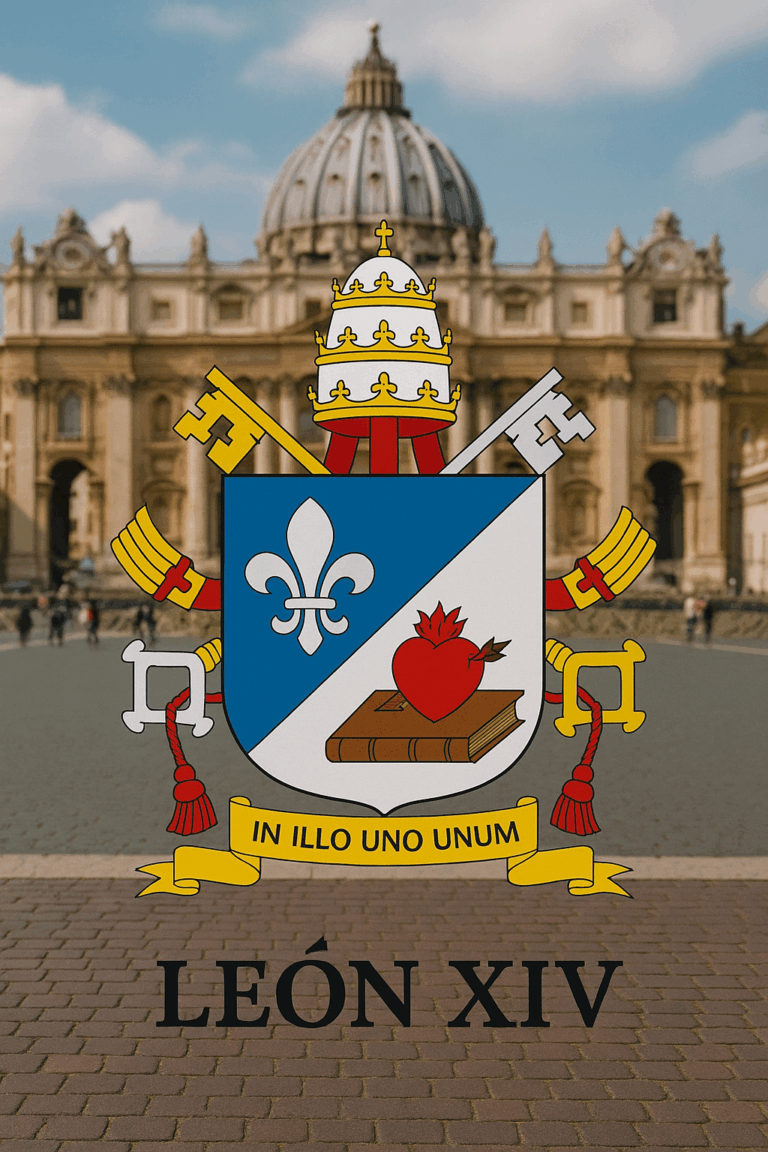 El escudo del Papa León XIV: Una Iglesia unida en el amor de Cristo