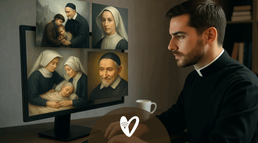 Cómo crear imágenes de San Vicente de Paúl con IA: guía paso a paso para evangelizar con creatividad