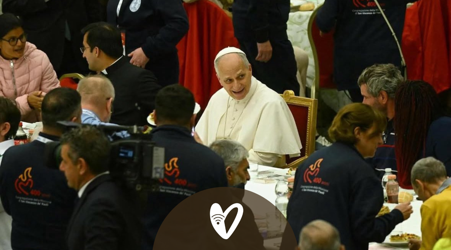 El Papa León XIV celebra la IX Jornada Mundial de los Pobres con los vicentinos