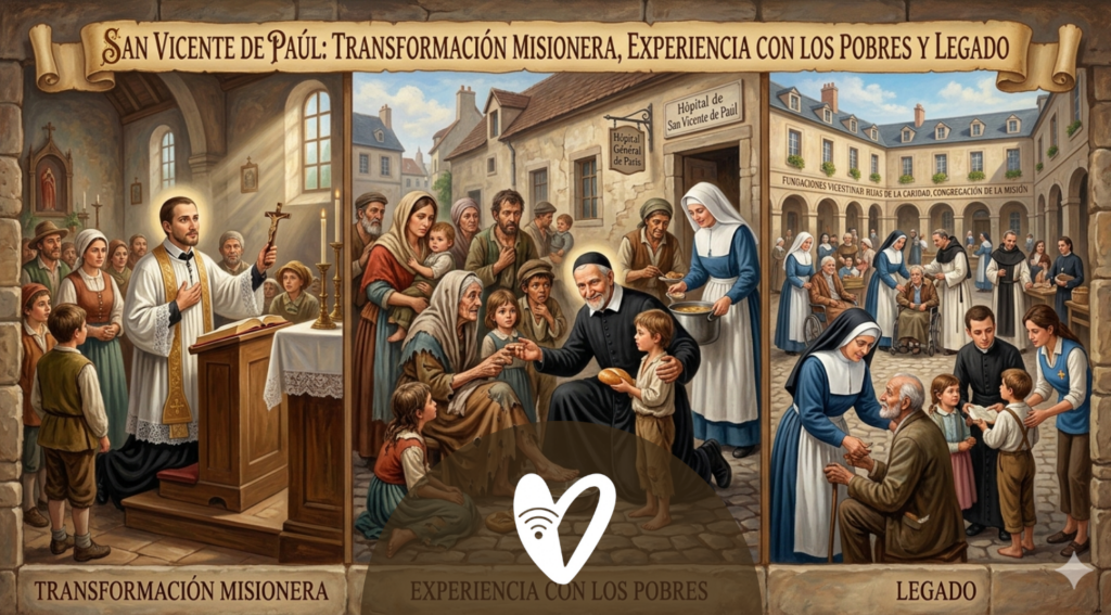 San Vicente de Paúl: Transformación Misionera, Experiencia con los Pobres y Legado.