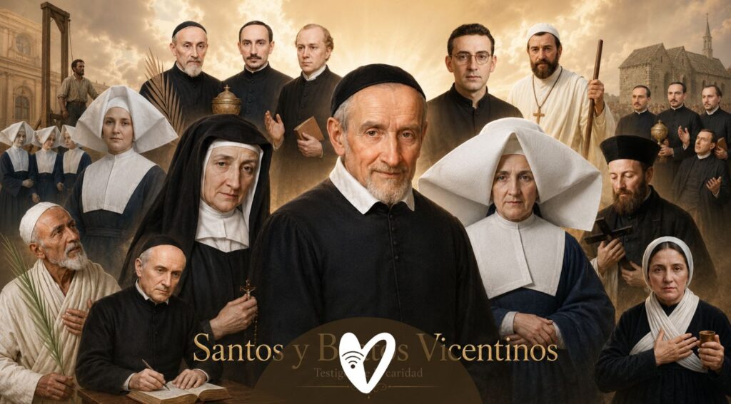 Colección de imágenes de Santos y Beatos Vicentinos para imprimir