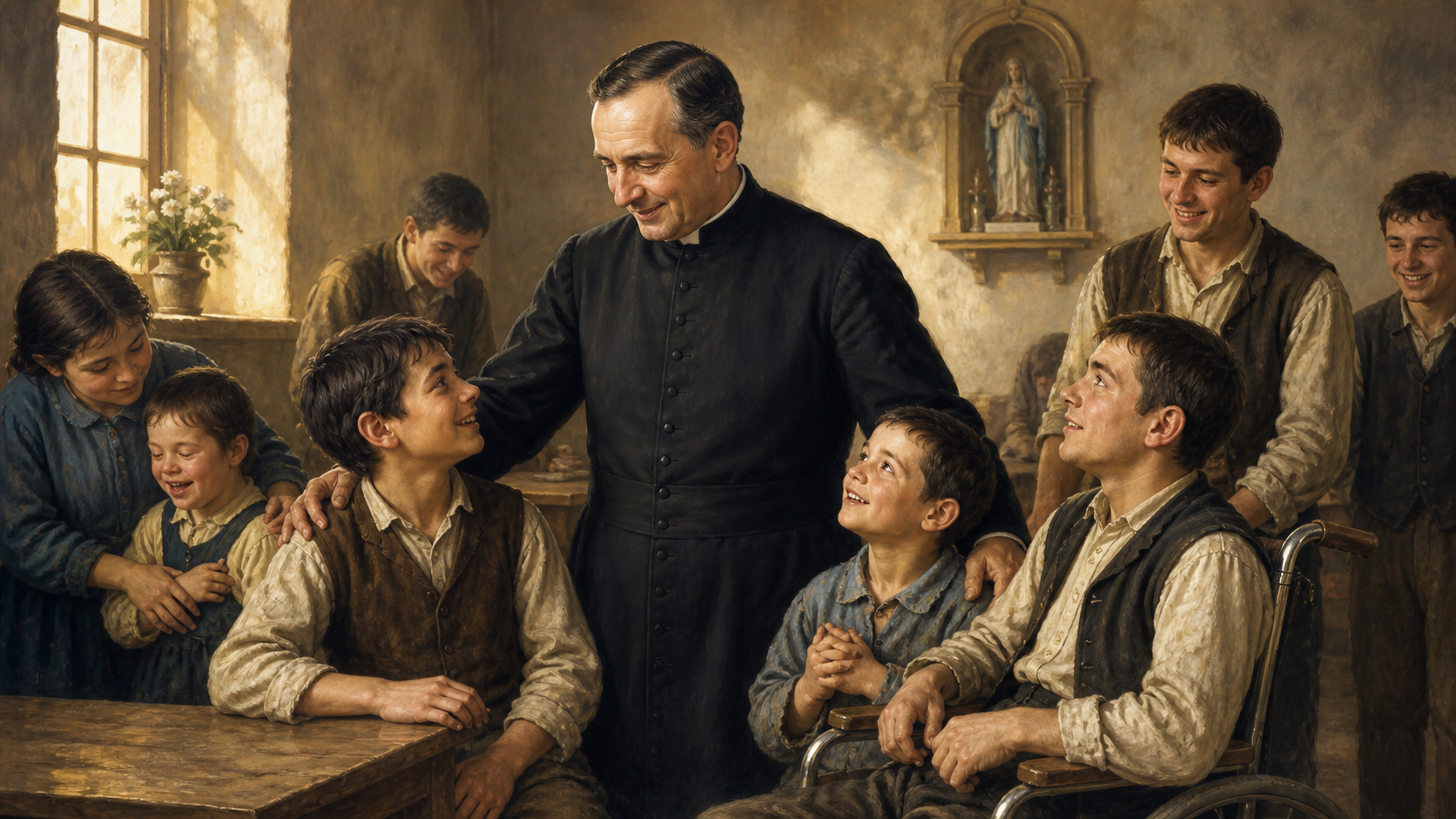 Ilustración devocional de Beato Francisco Paleari