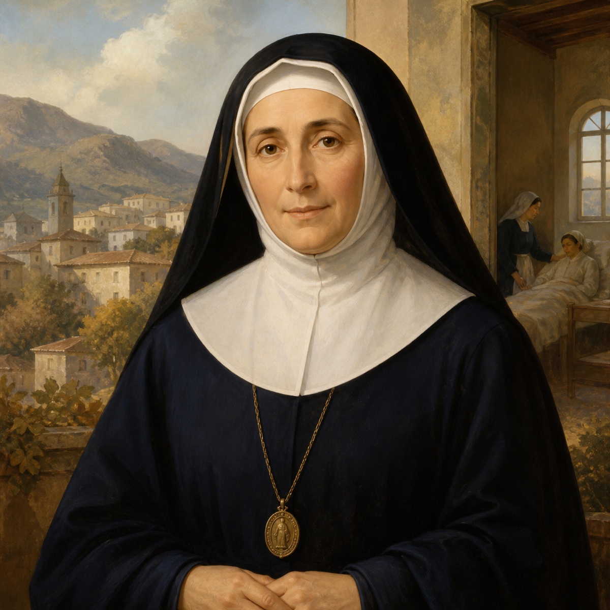 Ilustración devocional de Beata Ana María Janer Anglarill