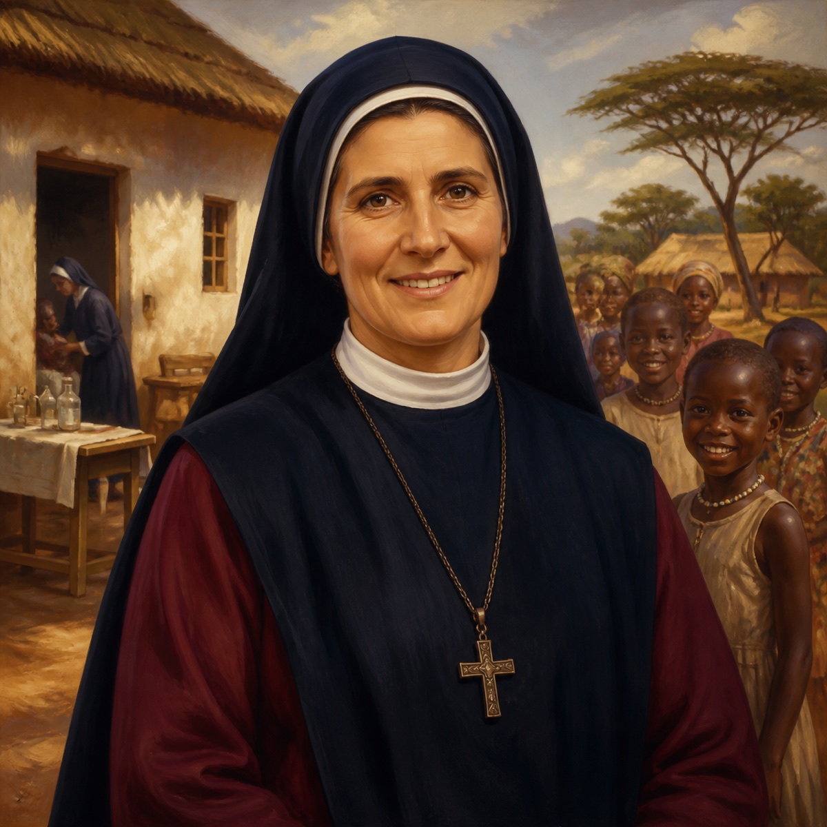 Ilustración devocional de Beata María Carola Cecchin