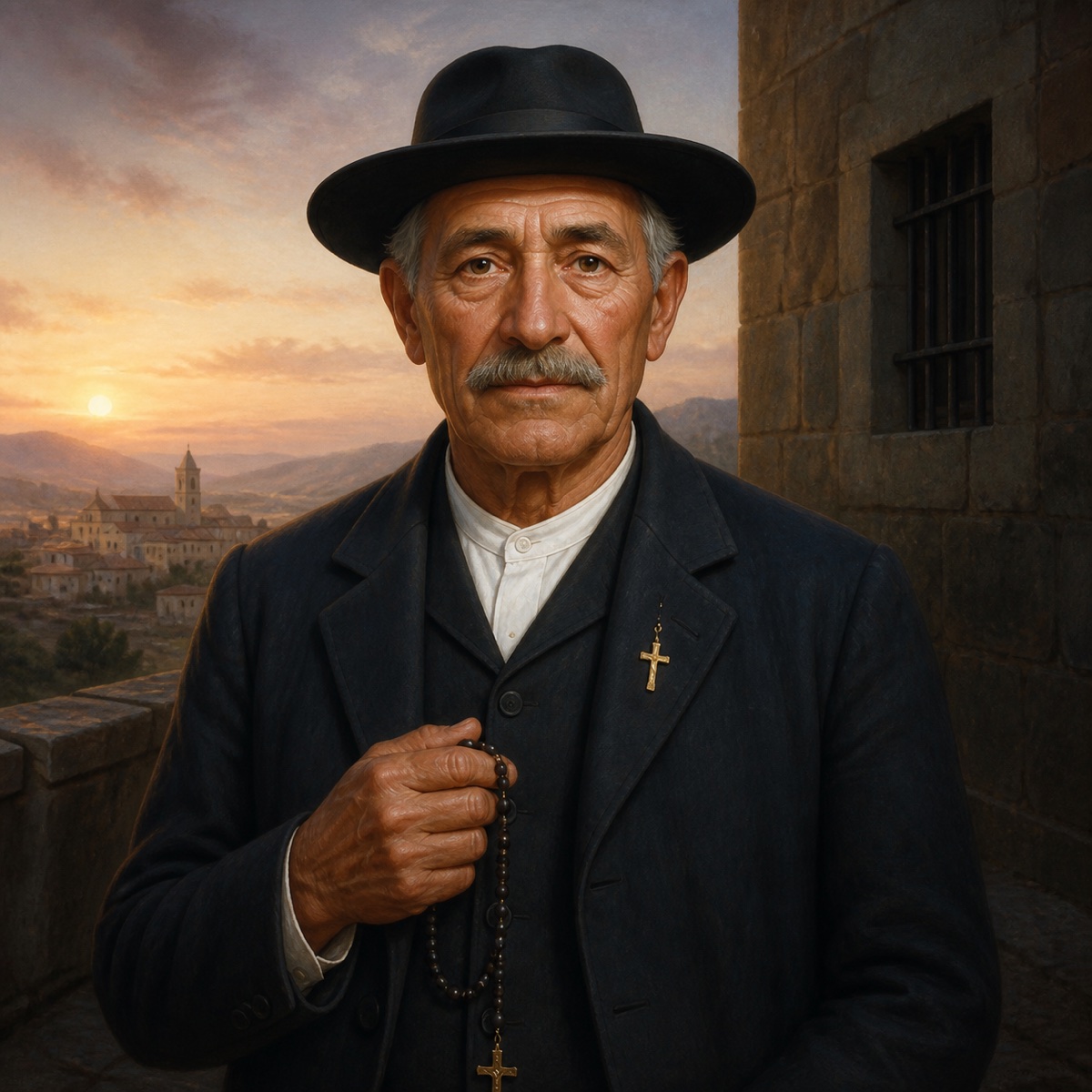 Ilustración devocional de Beato Ceferino Giménez Malla