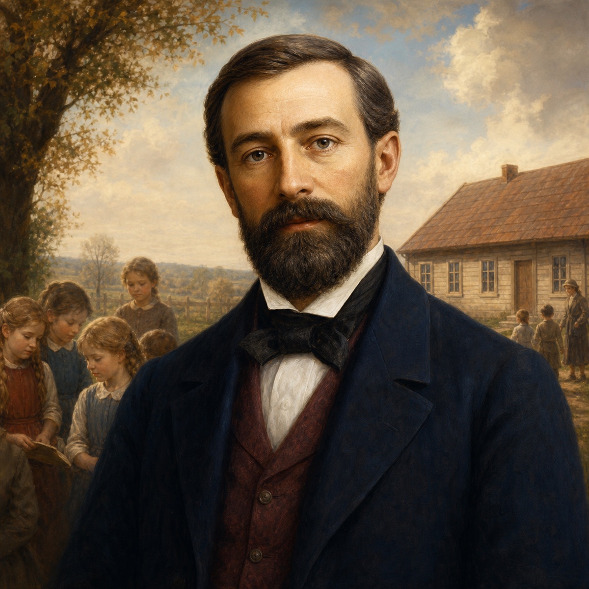 Ilustración devocional de Beato Edmund Bojanowski