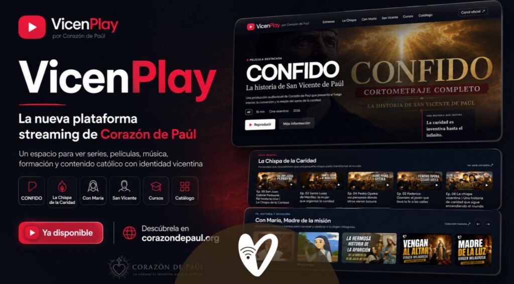 Nace VicenPlay: el nuevo espacio audiovisual vicentino de Corazón de Paúl