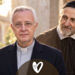 P. Tomaž Mavrič, CM, Superior general, junto a san Vicente de Paúl